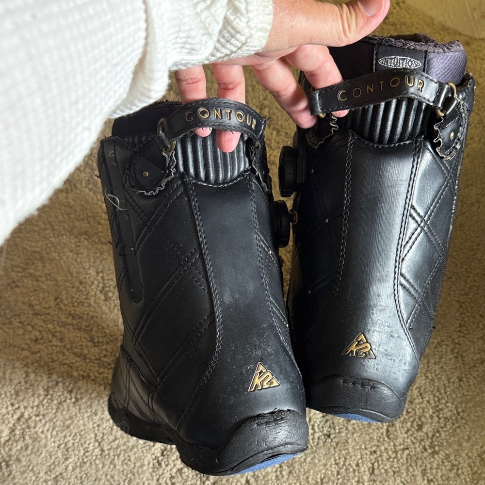 K2 Contour Women's Black Athletic Snowboard Boots